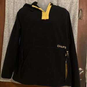 VINTAGE 90S CHAPS RALPH LAUREN HOODED FLEECE SWEATSHIRT
M